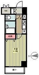 ベルグレードHJ 1Kの間取図画像