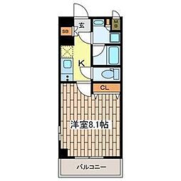 埼玉高速鉄道 戸塚安行駅 徒歩7分の賃貸マンション 2階1Kの間取り