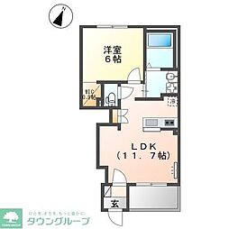 間取図画像 1LDK