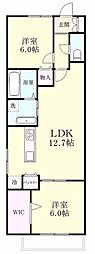 IN Residence東川口 2LDKの間取図画像