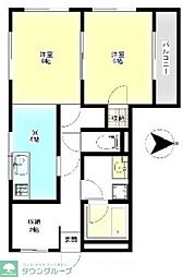 春風館 2SDKの間取図画像