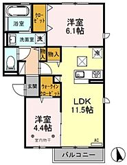 物件の間取り