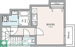 エテルノヴァローレ草加 ワンルームの間取図画像