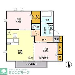 物件の間取り