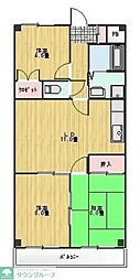 メゾントミタ 3LDKの間取図画像