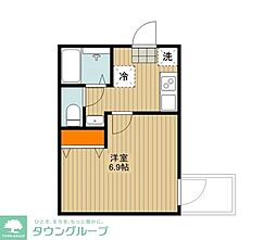グランコート岩槻久伊豆 1Kの間取図画像