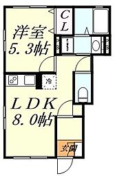Duet 1LDKの間取図画像