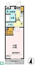 BE∞AMBITIOUS 1Kの間取図画像