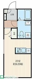 Gran 大袋 ワンルームの間取図画像
