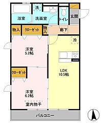 物件の間取り