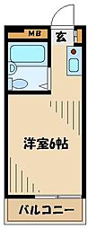 間取図画像 1K