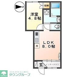 間取図画像 1LDK
