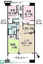 間取図画像 3LDK