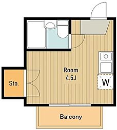 間取図画像 ワンルーム