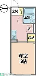 レスポワール ワンルームの間取図画像