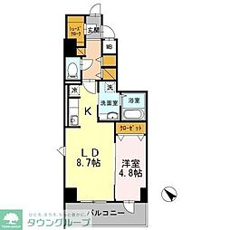 YamazakiSekiyuBLD 1LDKの間取図画像