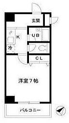PERSIMMON・くるみ 1Kの間取図画像