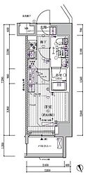 メインステージ立川VI 1Kの間取図画像