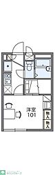 レオパレスHINODE 1Kの間取図画像