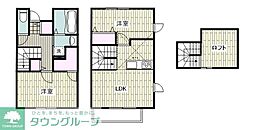 アプリーレ 2LDKの間取図画像
