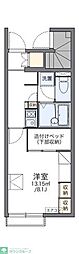 レオパレスシュガーハイム 1Kの間取図画像