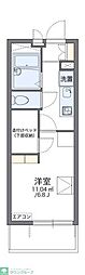 レオパレスソフィアハイツ2 1Kの間取図画像