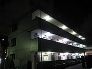 ★夜も建物が明るく安心です★