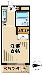 アートイン大塚 1Kの間取図画像