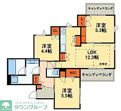 物件の間取り