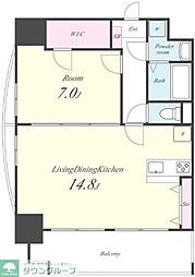 ArtGraceHill 1LDKの間取図画像