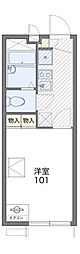 レオパレスシティーF 1Kの間取図画像