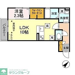 間取図画像 1LDK