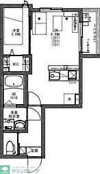 KEIAI RESIDENCE 五香II 1LDKの間取図画像
