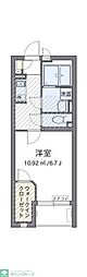 ミランダエレガンス2 1Kの間取図画像
