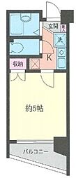 アーク松戸本町 1Kの間取図画像