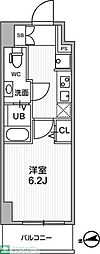 LIME RESIDENCE KITA MATSUDO 1Kの間取図画像