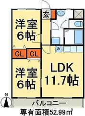 物件の間取り