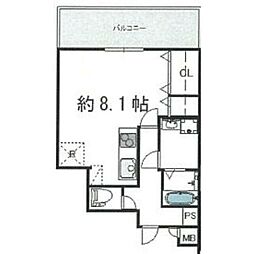 Marriage市川 1Kの間取図画像