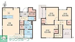 仮)八潮市大原 新築工事 3LDKの間取図画像