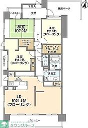 ウィズ松戸陽だまりの丘 3LDKの間取図画像