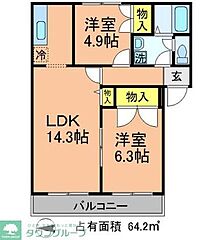 物件の間取り