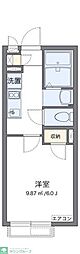 CLEINOMUSASHI壱号館 1Kの間取図画像