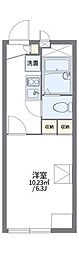 レオパレス高砂LA1 1Kの間取図画像