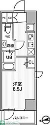 LIME RESIDENCE KITA MATSUDO 1Kの間取図画像