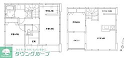 N104village 3LDKの間取図画像