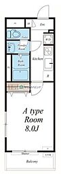 リブリ・立石 1Kの間取図画像
