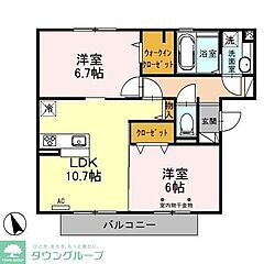 物件の間取り