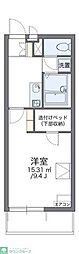 レオパレスシーザリオ 1Kの間取図画像