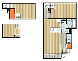 Casa de Arena II 1LDKの間取図画像