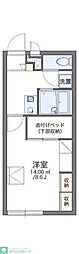 レオパレスシンメイハイツ1 1Kの間取図画像